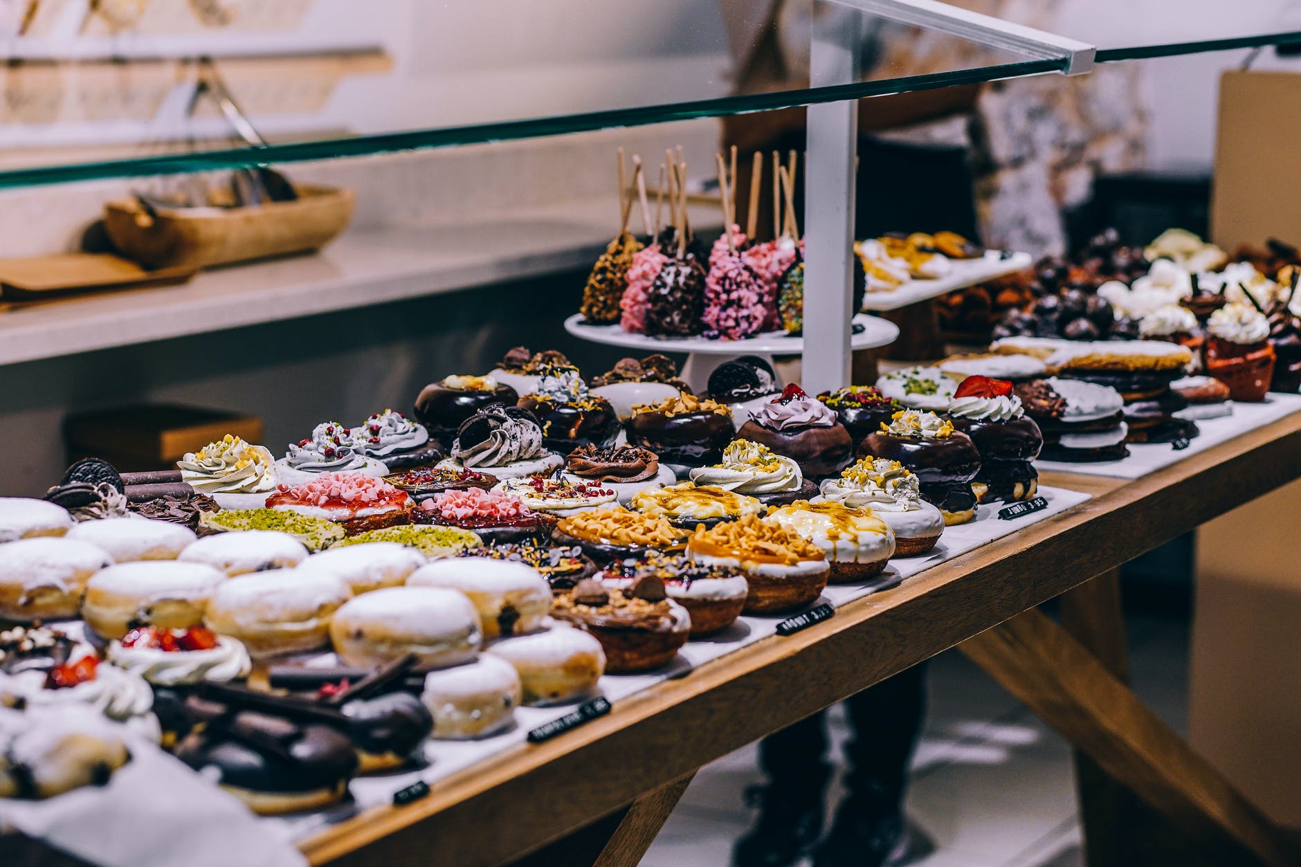 Vitrine de pâtisseries